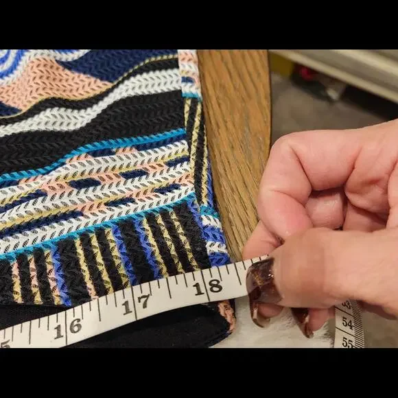 Jessica Simpson Stylish Multi-Striped Summer Dress - Picture 6 of 7